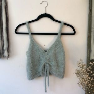 Fuzzy Green Wild Fable Top